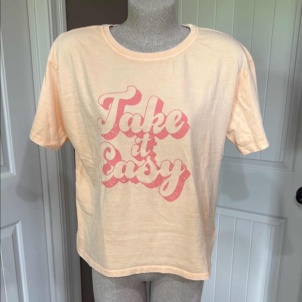 C&C California Peach 'Take it Easy' Graphic Tee Size M